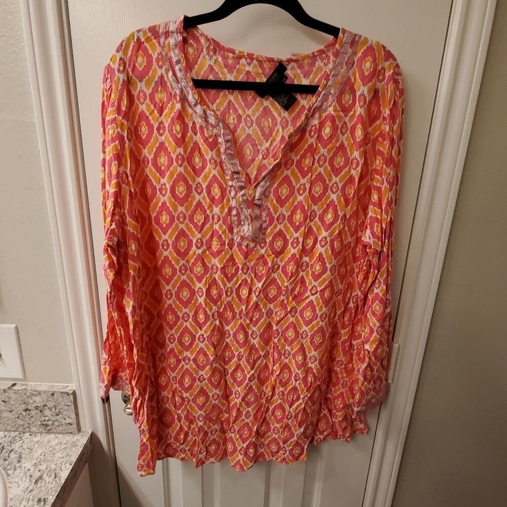 TWIGGY LONDON diamond tunic plus size 2X